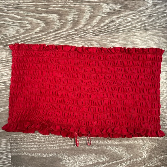 Red tube top - Picture 3 of 3